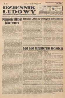 Dziennik Ludowy : organ Polskiej Partji Socjalistycznej. 1934, nr 41