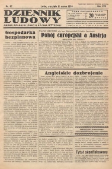 Dziennik Ludowy : organ Polskiej Partji Socjalistycznej. 1934, nr 57