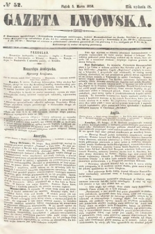 Gazeta Lwowska. 1858, nr 52