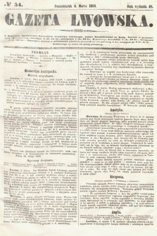 Gazeta Lwowska. 1858, nr 54