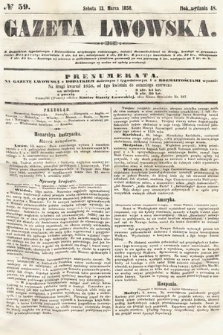 Gazeta Lwowska. 1858, nr 59