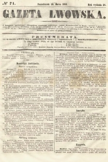 Gazeta Lwowska. 1858, nr 71
