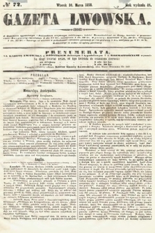 Gazeta Lwowska. 1858, nr 72
