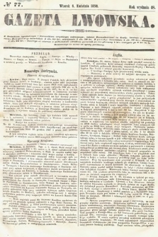 Gazeta Lwowska. 1858, nr 77