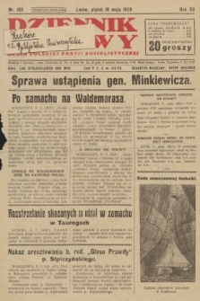 Dziennik Ludowy : organ Polskiej Partji Socjalistycznej. 1929, nr 105
