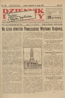 Dziennik Ludowy : organ Polskiej Partji Socjalistycznej. 1929, nr 109