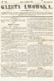 Gazeta Lwowska. 1858, nr 80