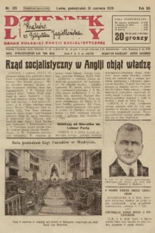 Dziennik Ludowy : organ Polskiej Partji Socjalistycznej. 1929, nr 129