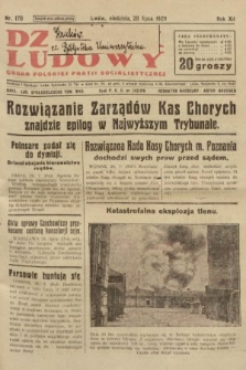 Dziennik Ludowy : organ Polskiej Partji Socjalistycznej. 1929, nr 170