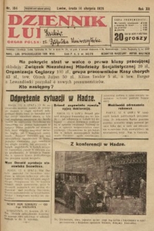 Dziennik Ludowy : organ Polskiej Partji Socjalistycznej. 1929, nr 184