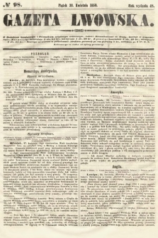 Gazeta Lwowska. 1858, nr 98