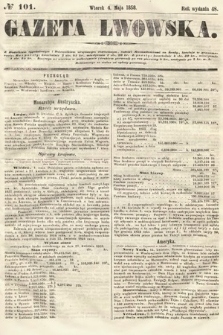 Gazeta Lwowska. 1858, nr 101