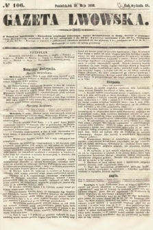 Gazeta Lwowska. 1858, nr 106