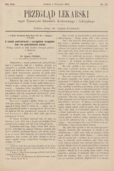 Przegląd Lekarski : organ Towarzystw lekarskich: Krakowskiego i Galicyjskiego. 1903, nr 36