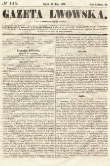 Gazeta Lwowska. 1858, nr 115