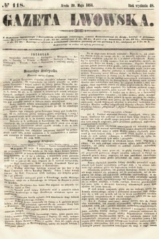 Gazeta Lwowska. 1858, nr 118
