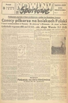 Nowiny Sportowe : tygodniowy dodatek „Głosu Wielkopolskiego”. 1947, nr 2