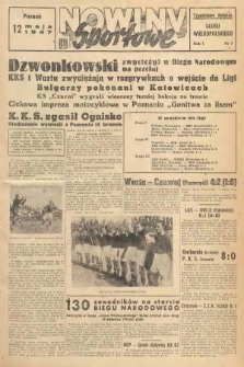 Nowiny Sportowe : tygodniowy dodatek „Głosu Wielkopolskiego”. 1947, nr 7
