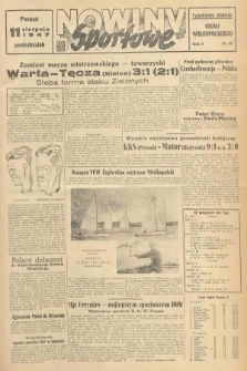 Nowiny Sportowe : tygodniowy dodatek „Głosu Wielkopolskiego”. 1947, nr 20