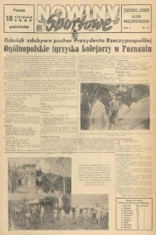 Nowiny Sportowe : tygodniowy dodatek „Głosu Wielkopolskiego”. 1947, nr 21