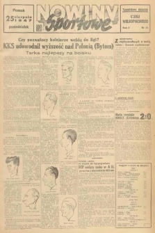 Nowiny Sportowe : tygodniowy dodatek „Głosu Wielkopolskiego”. 1947, nr 22