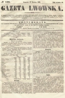 Gazeta Lwowska. 1858, nr 136