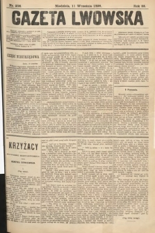 Gazeta Lwowska. 1898, nr 206