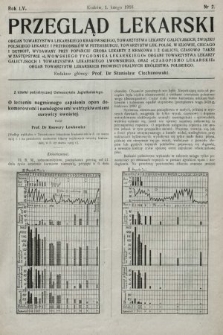 Przegląd Lekarski oraz Czasopismo Lekarskie. 1916, nr 2