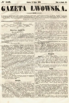 Gazeta Lwowska. 1858, nr 149