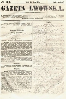 Gazeta Lwowska. 1858, nr 172
