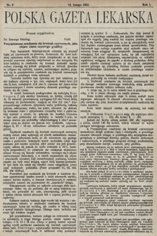Polska Gazeta Lekarska. 1922, nr 8