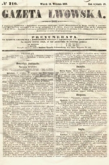 Gazeta Lwowska. 1858, nr 210