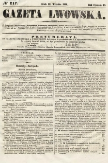 Gazeta Lwowska. 1858, nr 217
