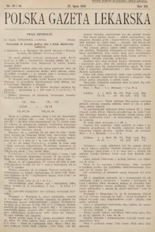 Polska Gazeta Lekarska. 1933, nr 29 i 30