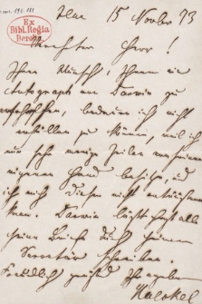 Berol. Ms. Autographen-Sammlung, Haeckel
