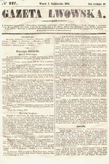 Gazeta Lwowska. 1858, nr 227