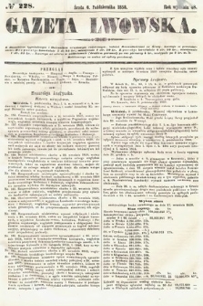 Gazeta Lwowska. 1858, nr 228