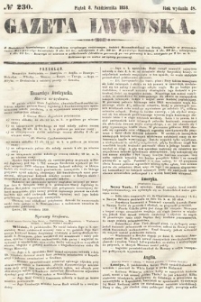 Gazeta Lwowska. 1858, nr 230