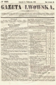 Gazeta Lwowska. 1858, nr 235