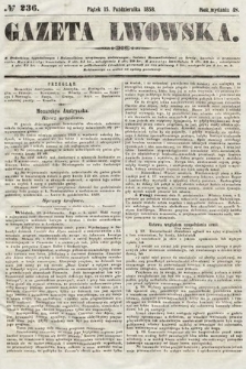Gazeta Lwowska. 1858, nr 236