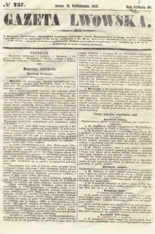 Gazeta Lwowska. 1858, nr 237