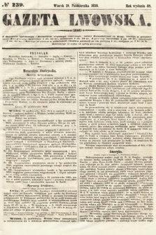 Gazeta Lwowska. 1858, nr 239