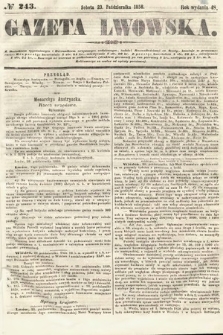 Gazeta Lwowska. 1858, nr 243