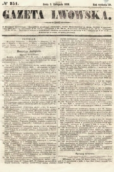 Gazeta Lwowska. 1858, nr 251