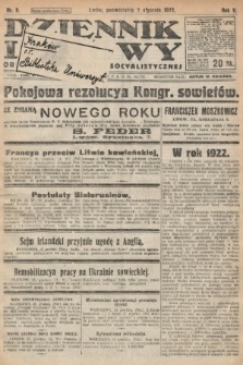 Dziennik Ludowy : organ Polskiej Partyi Socyalistycznej. 1922, nr 2