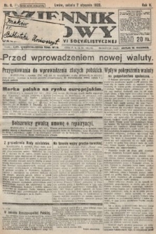 Dziennik Ludowy : organ Polskiej Partyi Socyalistycznej. 1922, nr 6