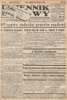 Dziennik Ludowy : organ Polskiej Partyi Socyalistycznej. 1922, nr 16