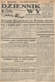 Dziennik Ludowy : organ Polskiej Partyi Socyalistycznej. 1922, nr 18
