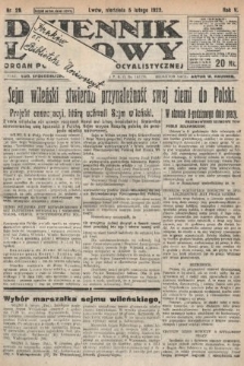 Dziennik Ludowy : organ Polskiej Partyi Socyalistycznej. 1922, nr 29