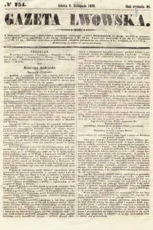 Gazeta Lwowska. 1858, nr 254